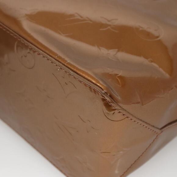LOUIS VUITTON Monogram Vernis Reade PM Hand Bag Bronze M91146 - Picture 16 of 16